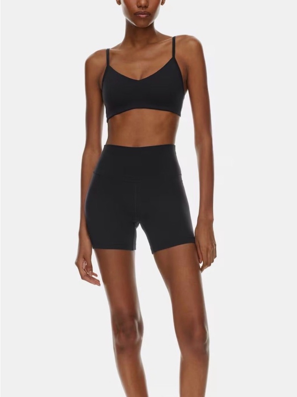lululemon athletica Black High-Rise Bike Shorts